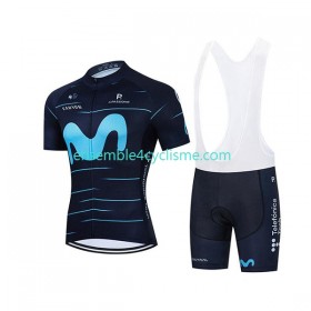 Tenue Maillot + Cuissard à Bretelles 2022 Movistar Team N001